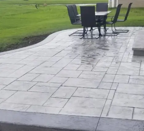 stamped concrete patio seattle